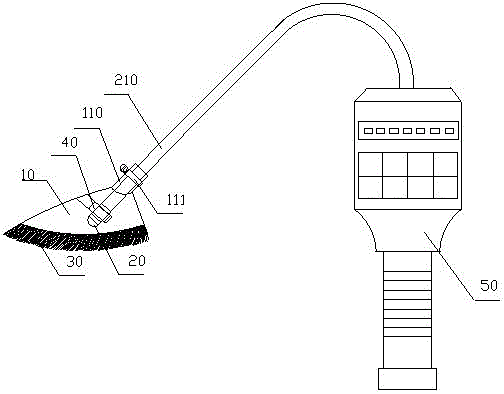 sf  <sub>6</sub> Detection method of special shielding positioning cover for qualitative leak detector
