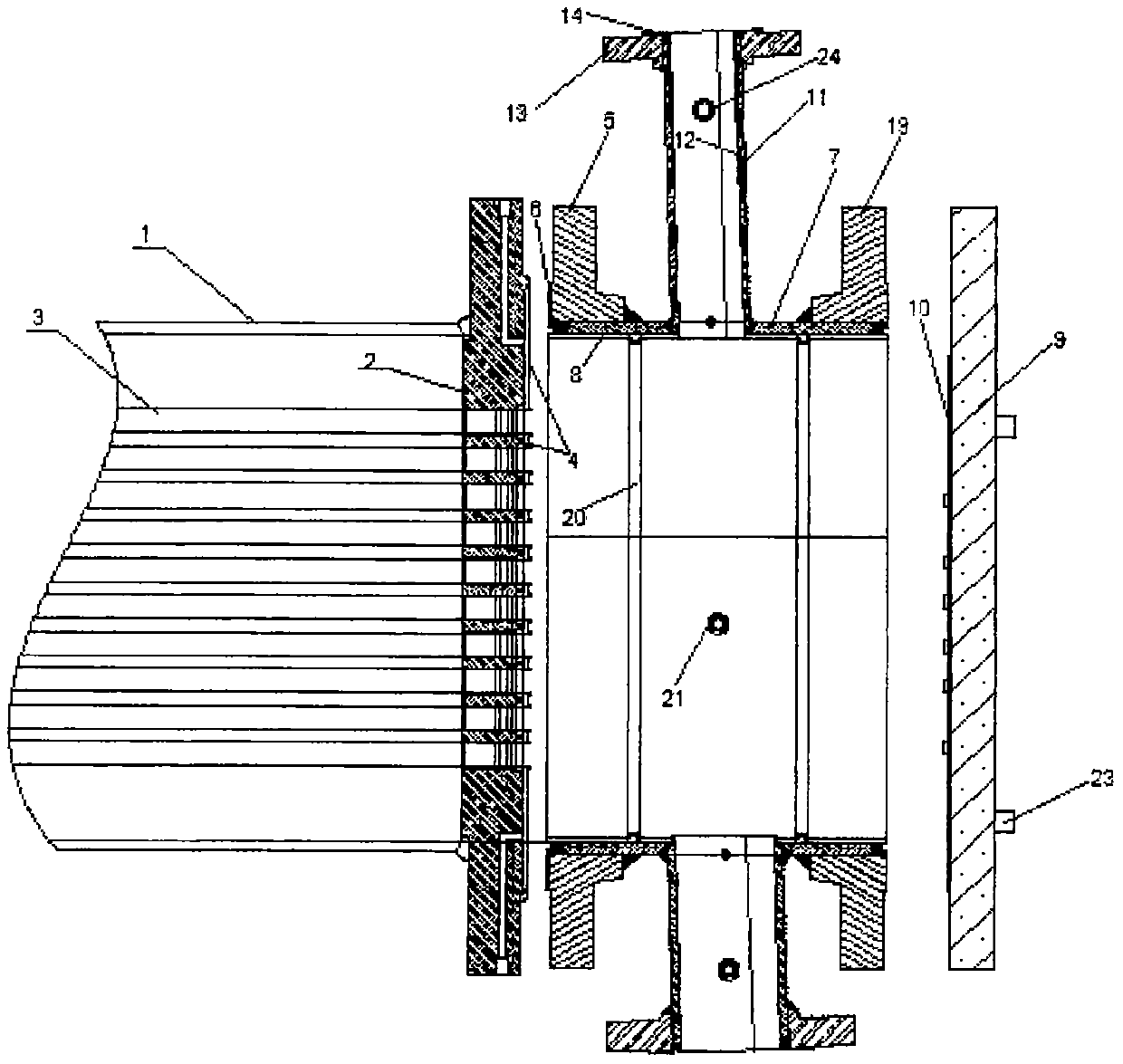 Heat exchanger with loose lining structure