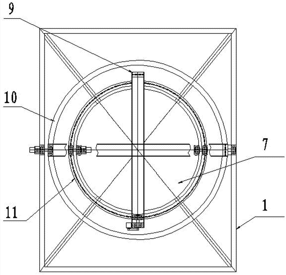 Mechanical structure for multi-axis wireless movement method of flight simulator