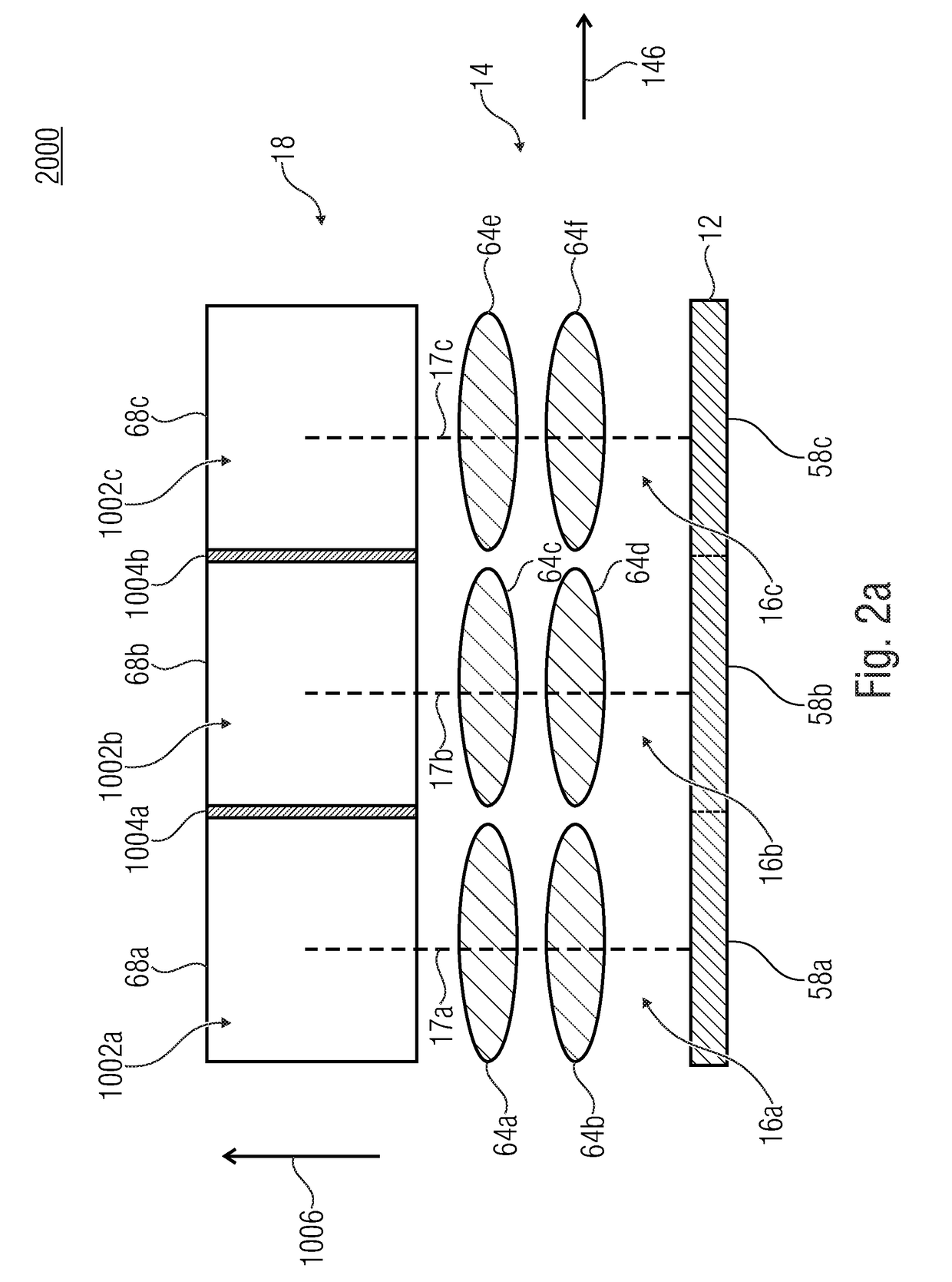 Multi-aperture imaging device, imaging system and method for capturing an object area