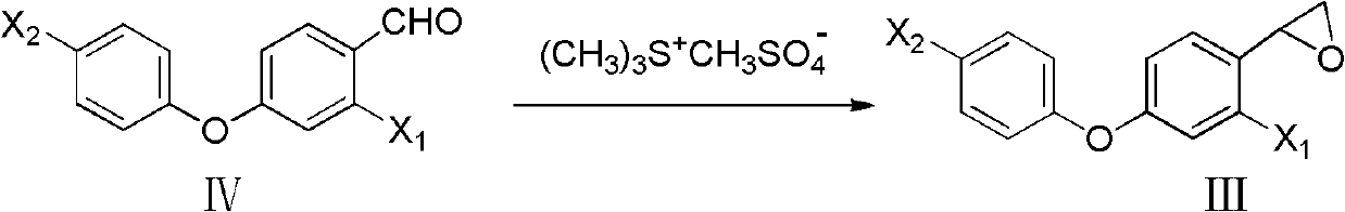 2-(4-phenoxyphenyl)oxirane and preparation method and application thereof