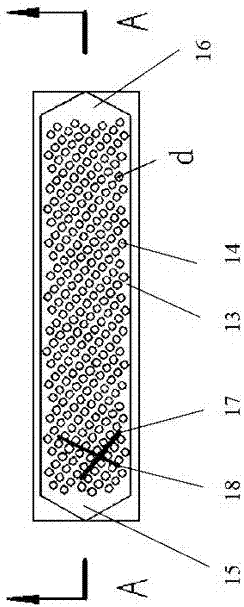 A micro-mixer with columnar phyllotaxy arrangement and expansion structure