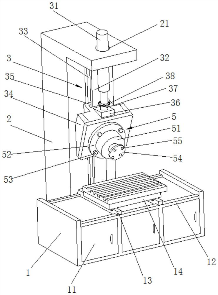 Drilling device for metal components