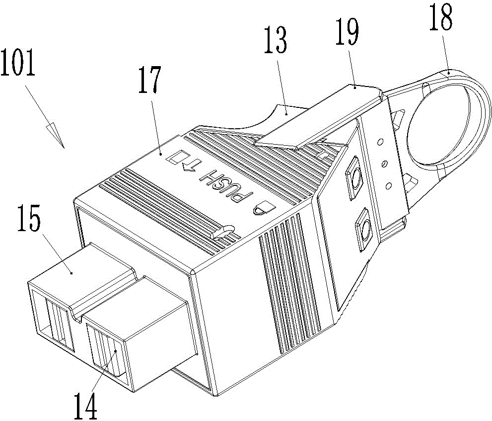 Self-disassembly prevention plug and electrical connector assembly using the plug