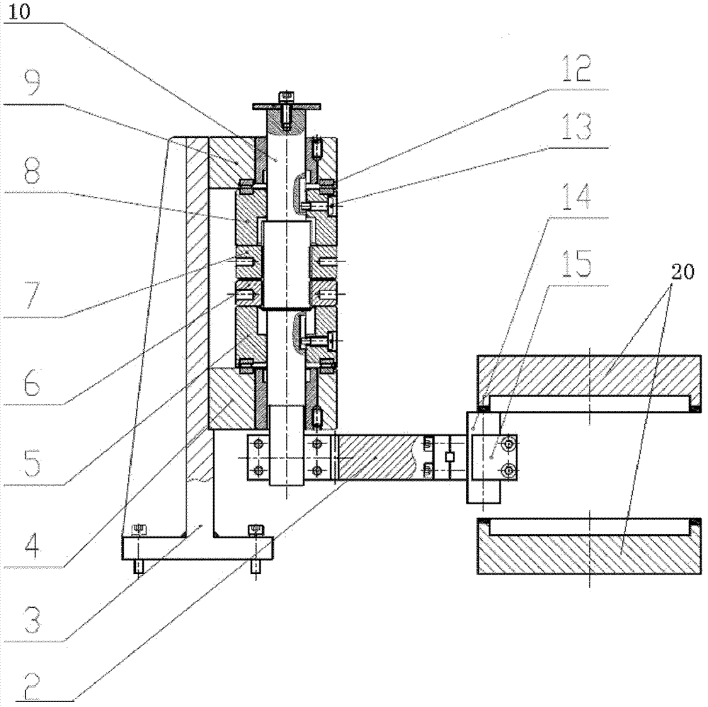 Vertical double-end-face grinding wheel dresser