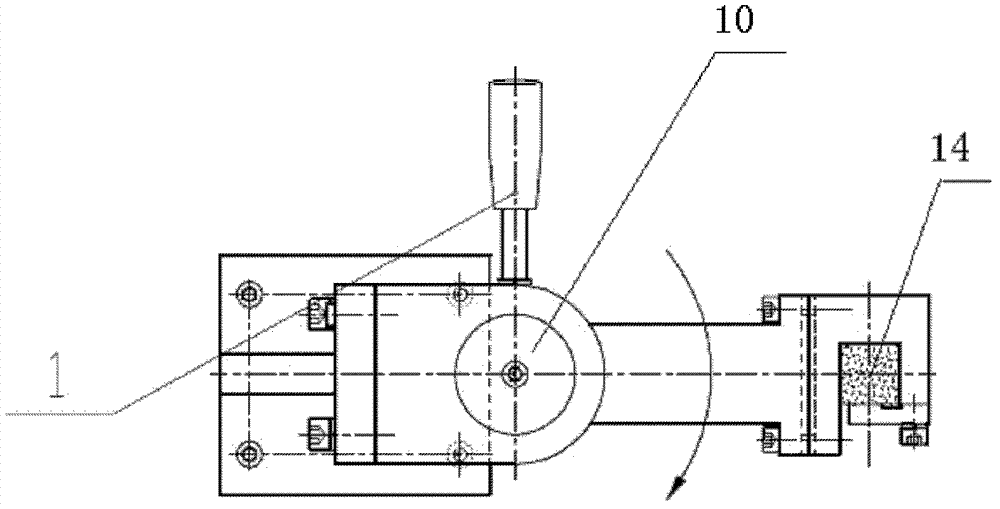 Vertical double-end-face grinding wheel dresser