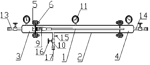 Gas-liquid mixing cyclone