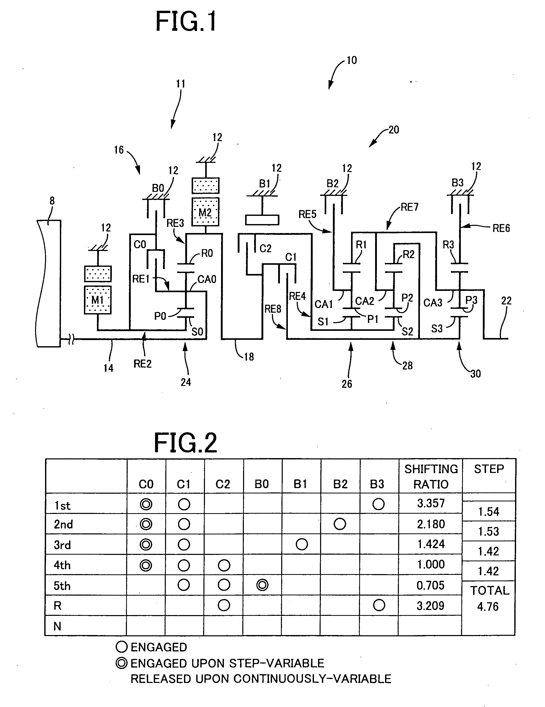 Control device for hybrid vehicle drive apparatus