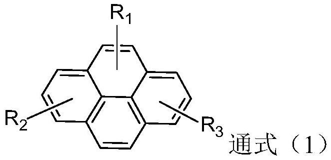 Pyrene derivative, luminescent device material and luminescent device