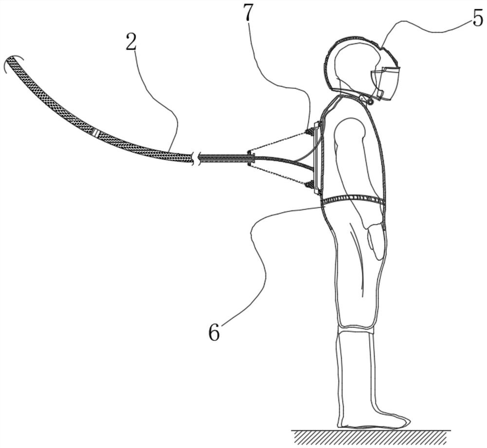 Individualized health protection equipment used in tunnel