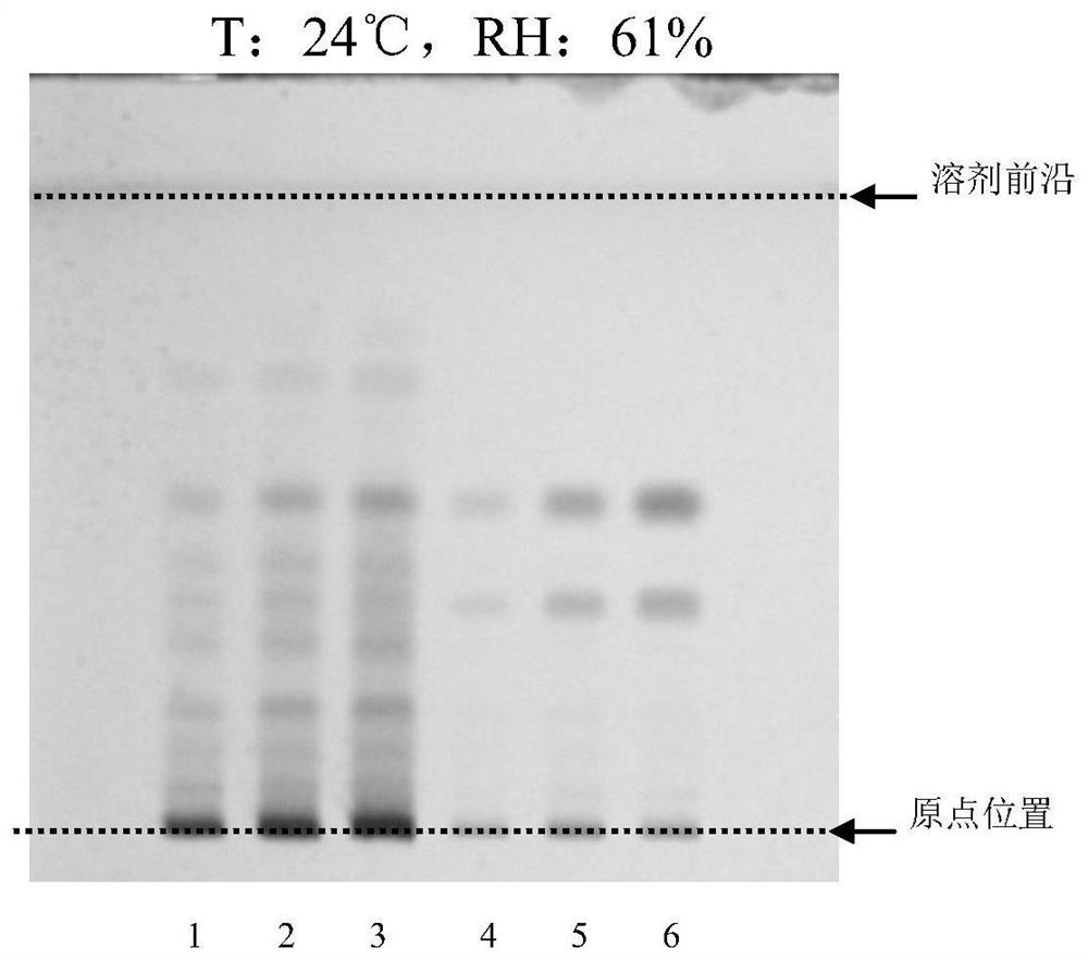 Method for identifying ginger in Jiangzhuru traditional Chinese medicine formula granules