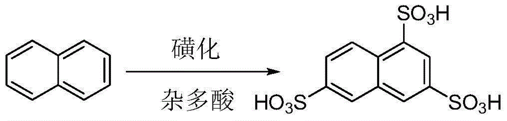 A kind of preparation method of H acid monosodium salt