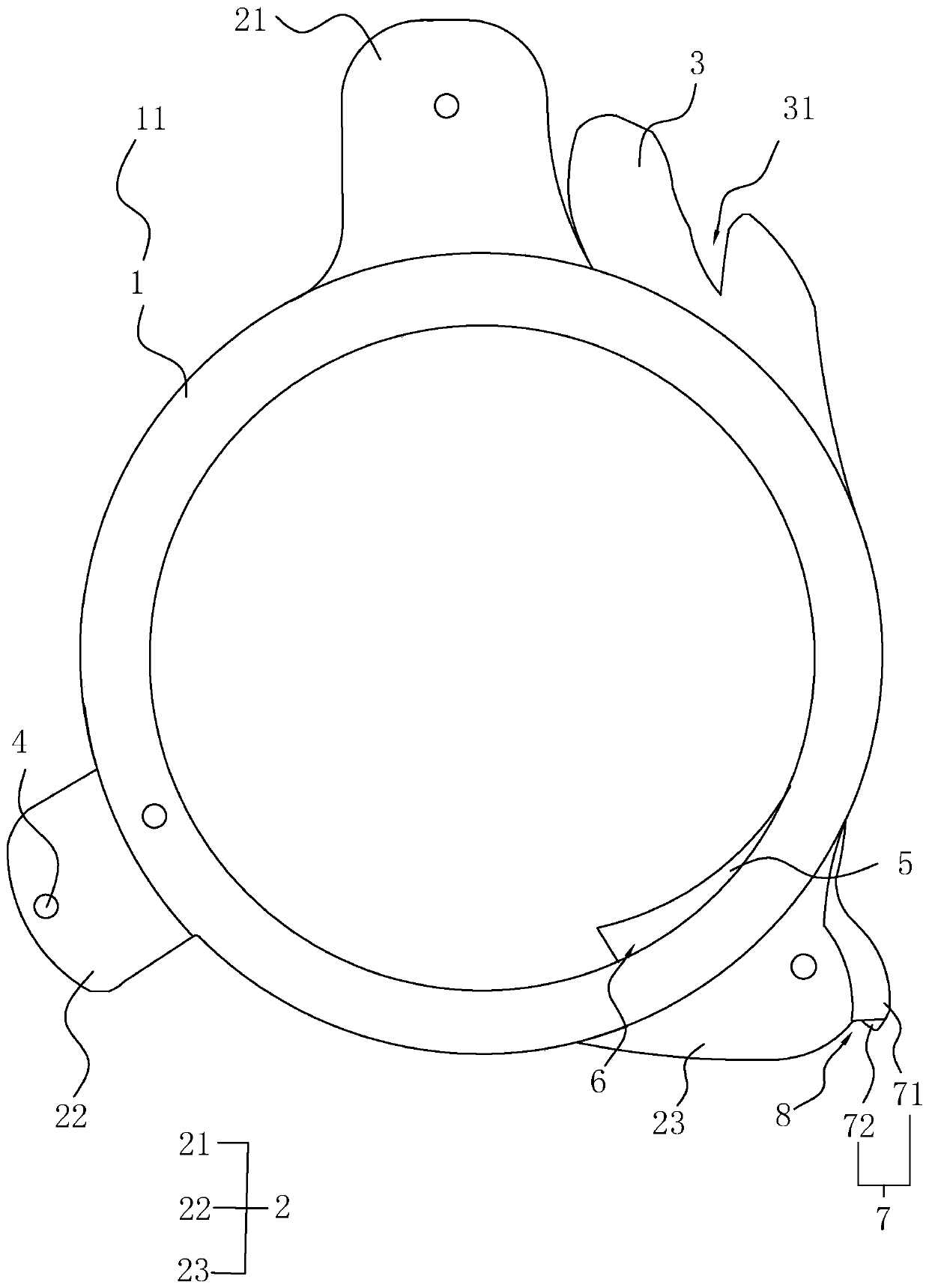 Novel customized acetabulum guide plate and using method thereof