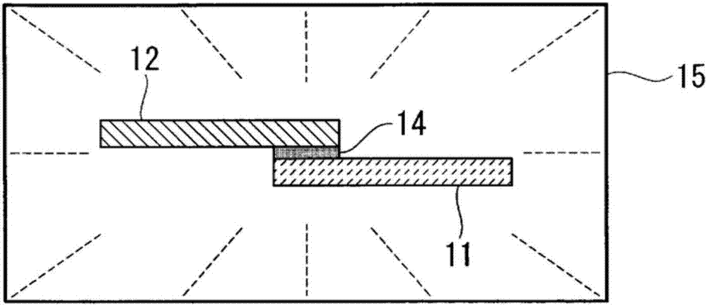 Adhesive and structure, and bonding method