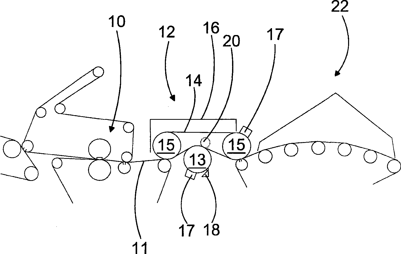 Arrangement in connection with the press section of a web-forming machine