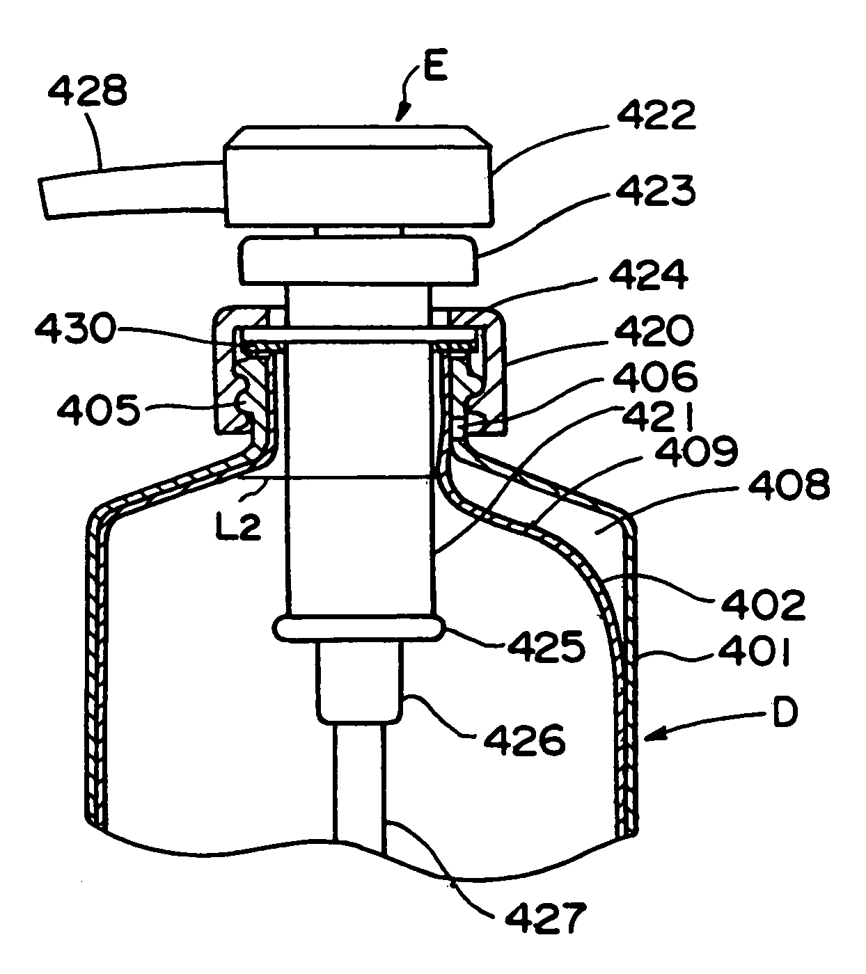Separable laminated container and associated technology