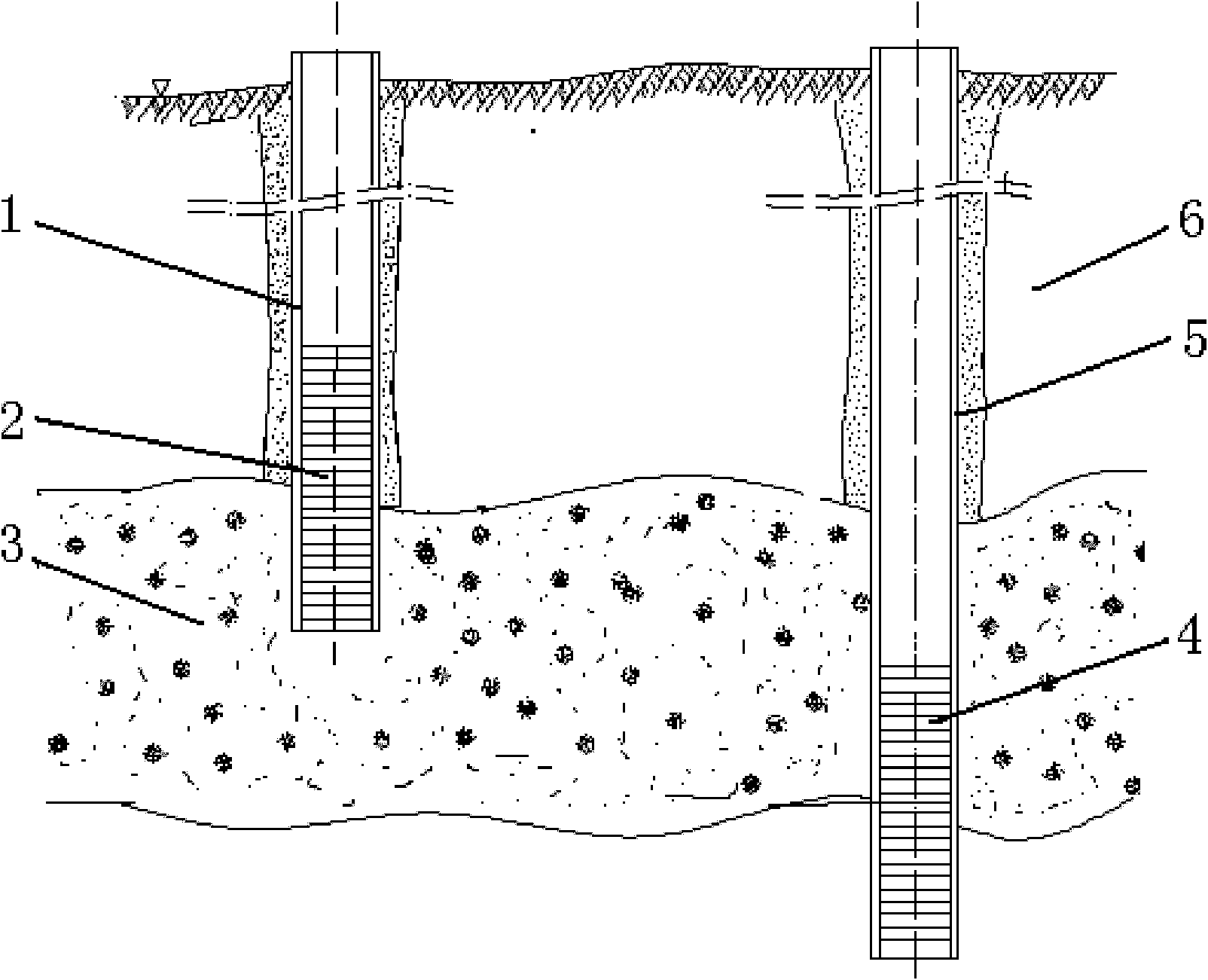 Method for arranging in-situ leaching hole drilling filter