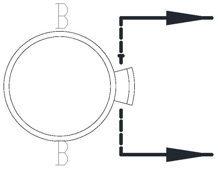 A three-manipulator pen with a clip for lifting, pressing and pressing