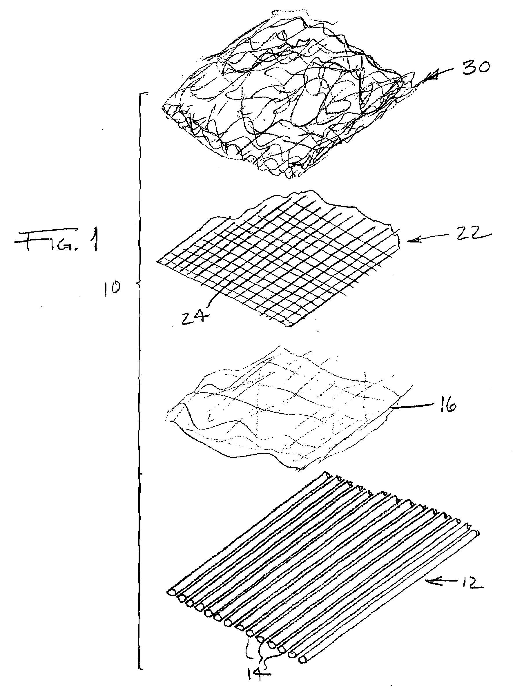 Nonwoven textile assembly, method of manufacture, and spirally wound press felt comprised of same