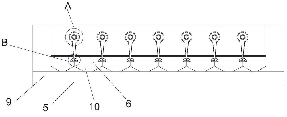 Glutinous rice paper processing device