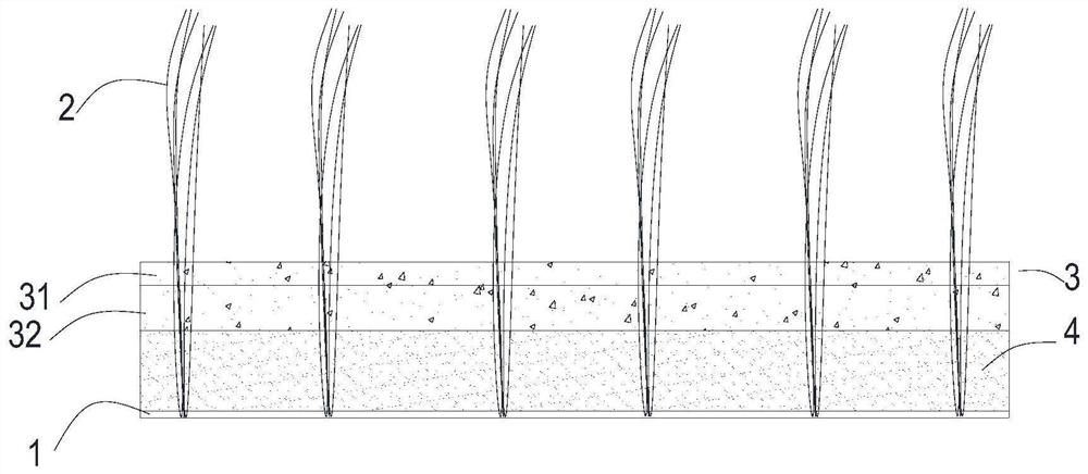 A filler combination and an artificial turf