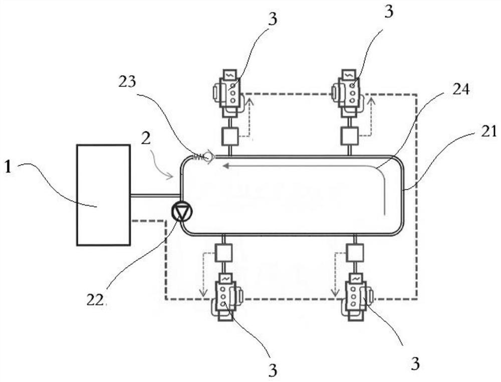 Method for stabilizing dialysate consumption flow, corresponding apparatus and central dialysate preparation and distribution system