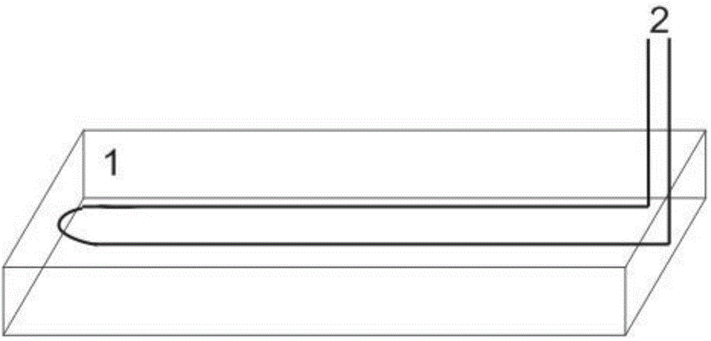 Distributed fiber monitoring method and system for strains and stresses of ship lock structure