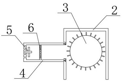 Automatic domestic waste treatment device based on electromechanical control