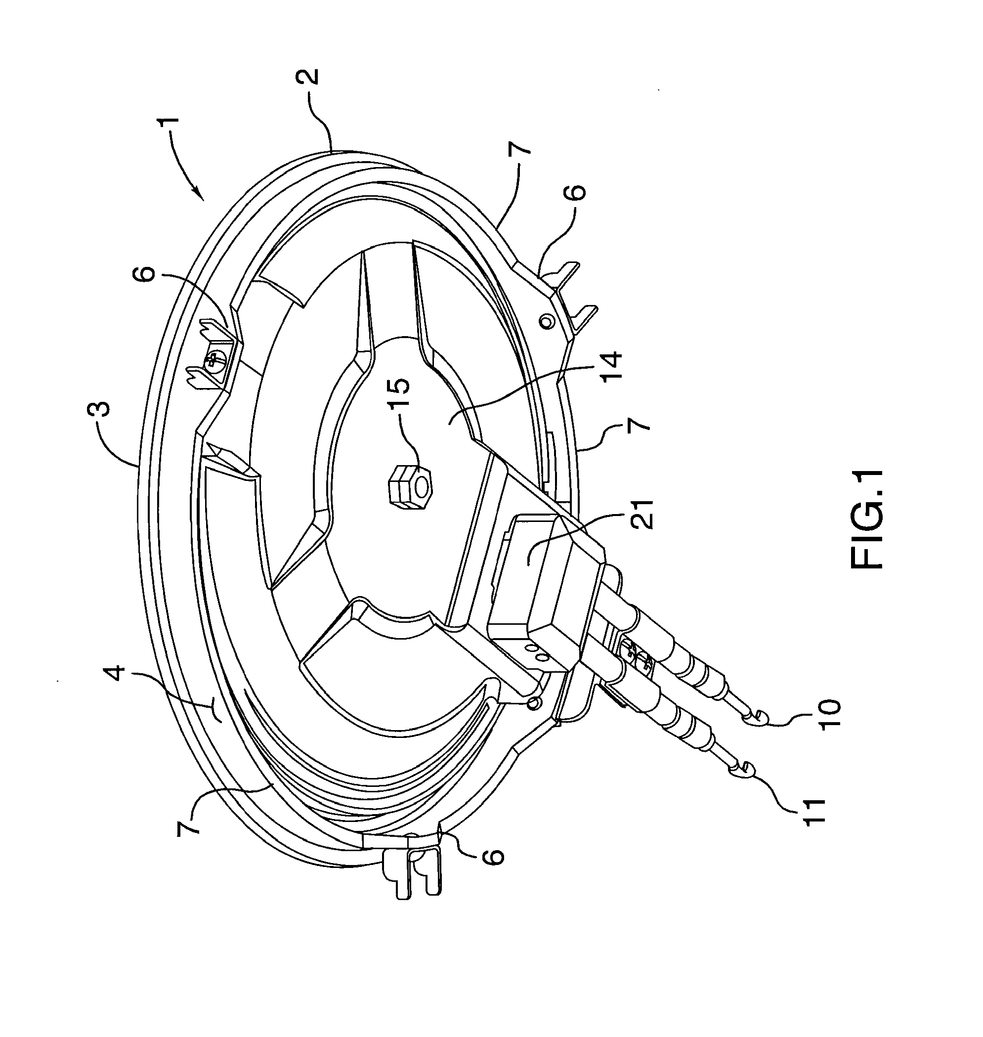 Temperature controlled/limiting heating element for an electric cooking appliance