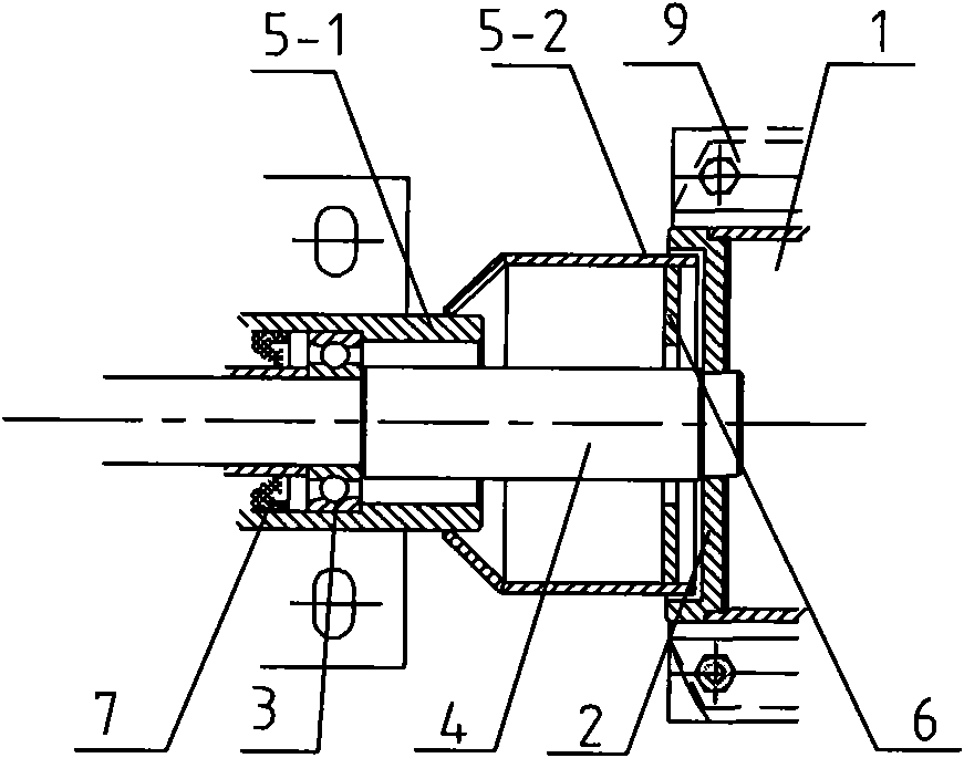 Winding preventing fruit picking roller mechanism