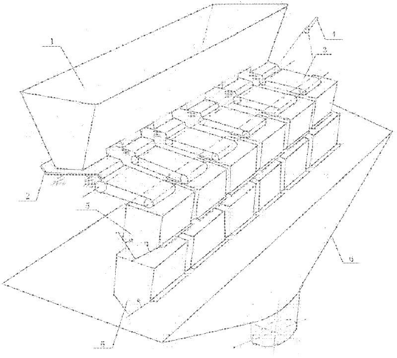 Realizing method for quantitative grain counting and device thereof