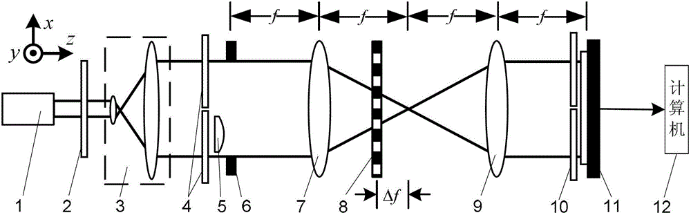 Common optical path interference detecting device based on synchronous carrier phase shift and a detecting method of common optical path interference detecting device