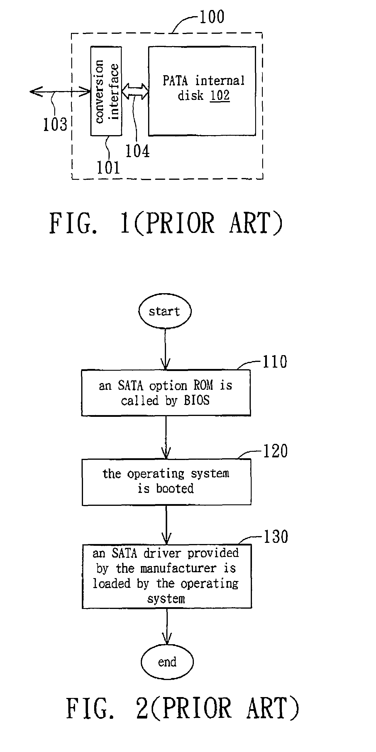 Method and apparatus for driving a non-native SATA hard disk