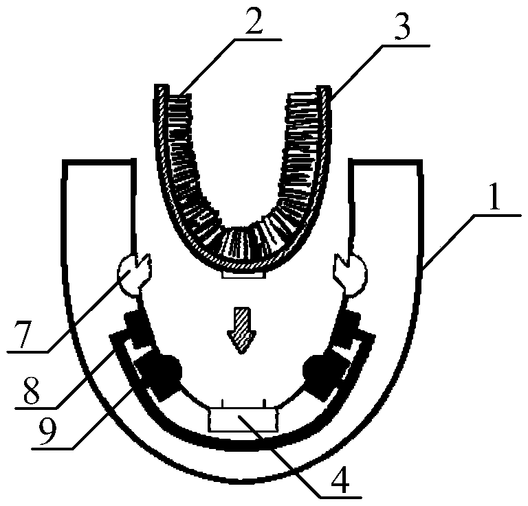 Tooth brushing device, oral remote prevention, diagnosis and nursing device and method, and applications thereof