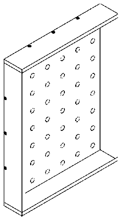 Near-field acoustical holography testing system in noise environment and application thereof