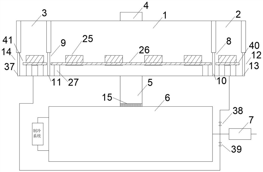 Microwave vacuum freeze-drying device