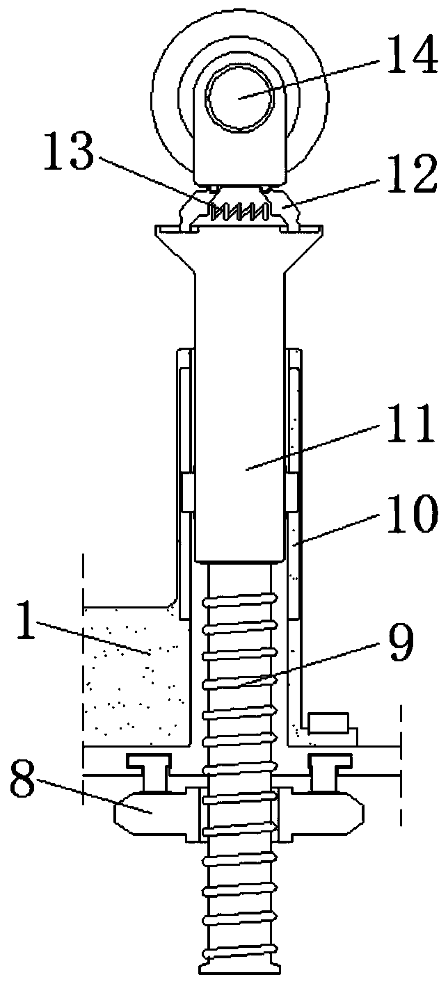 Double-side drape-proof ironing device with adjustable tensity for textile processing
