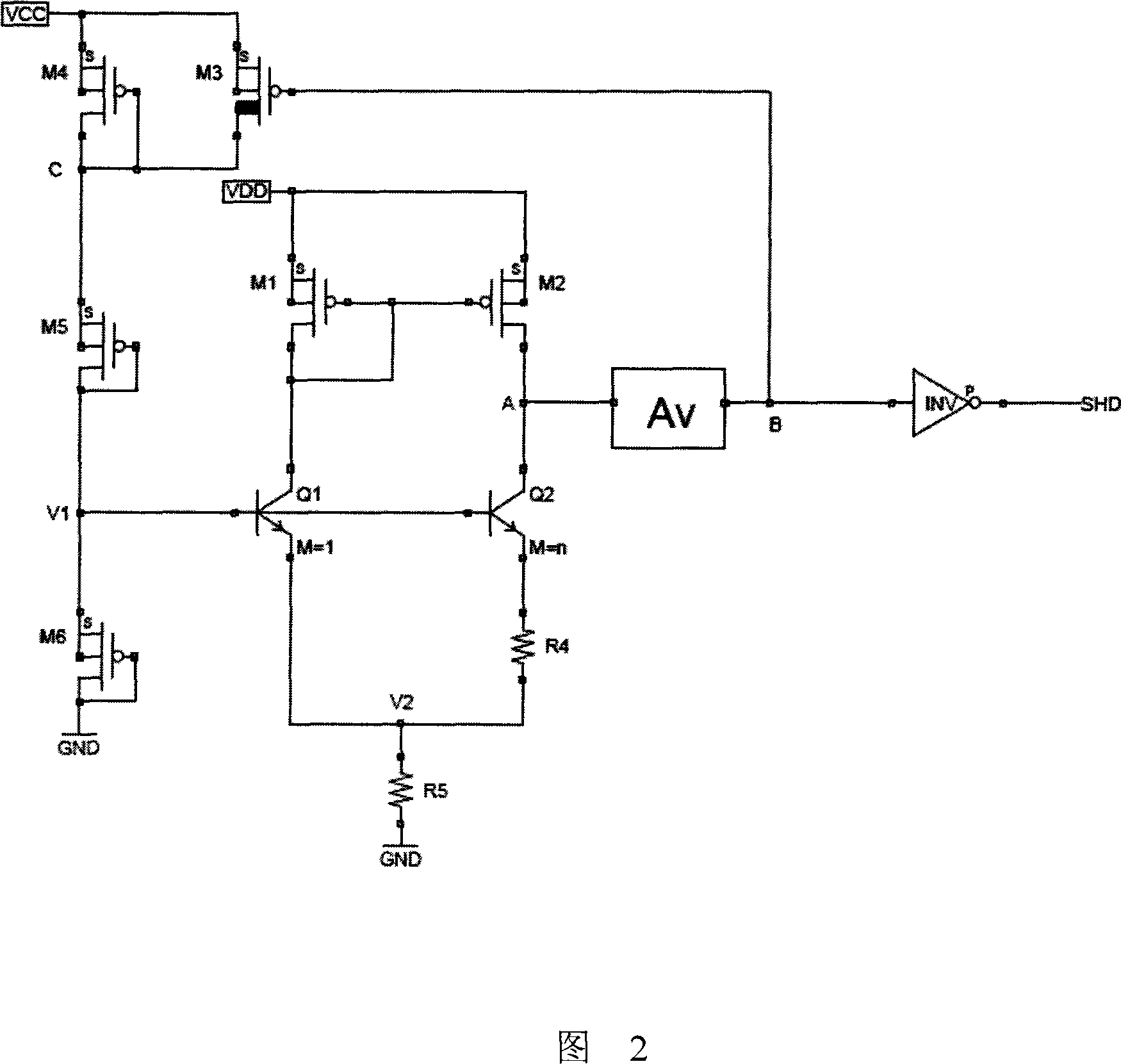 Under voltage locking circuit with temperature compensation