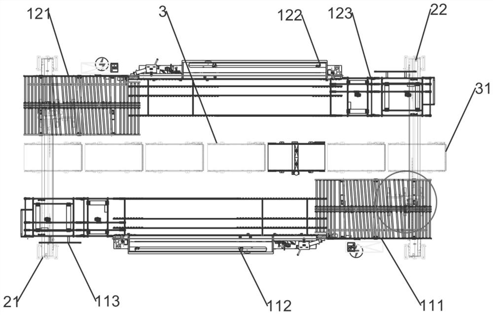 An alternate and complementary edge banding circulation device and its edge banding method