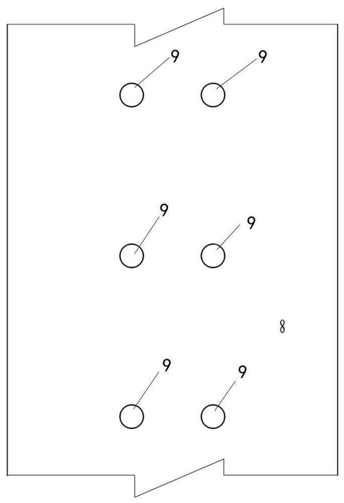 Copper sheet water stop construction method