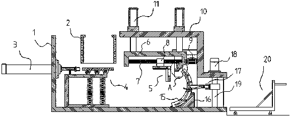 Rod bending, inserting and sleeving machine