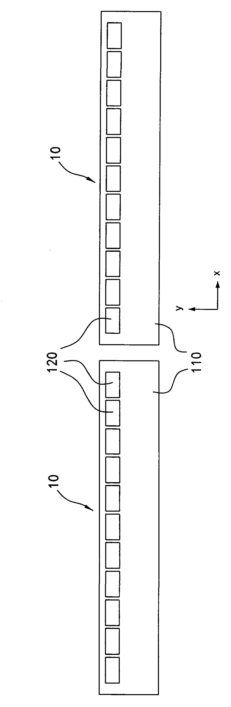 Contact image sensing chip and module