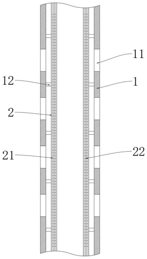 Building escape structure and fast-assembly escape device