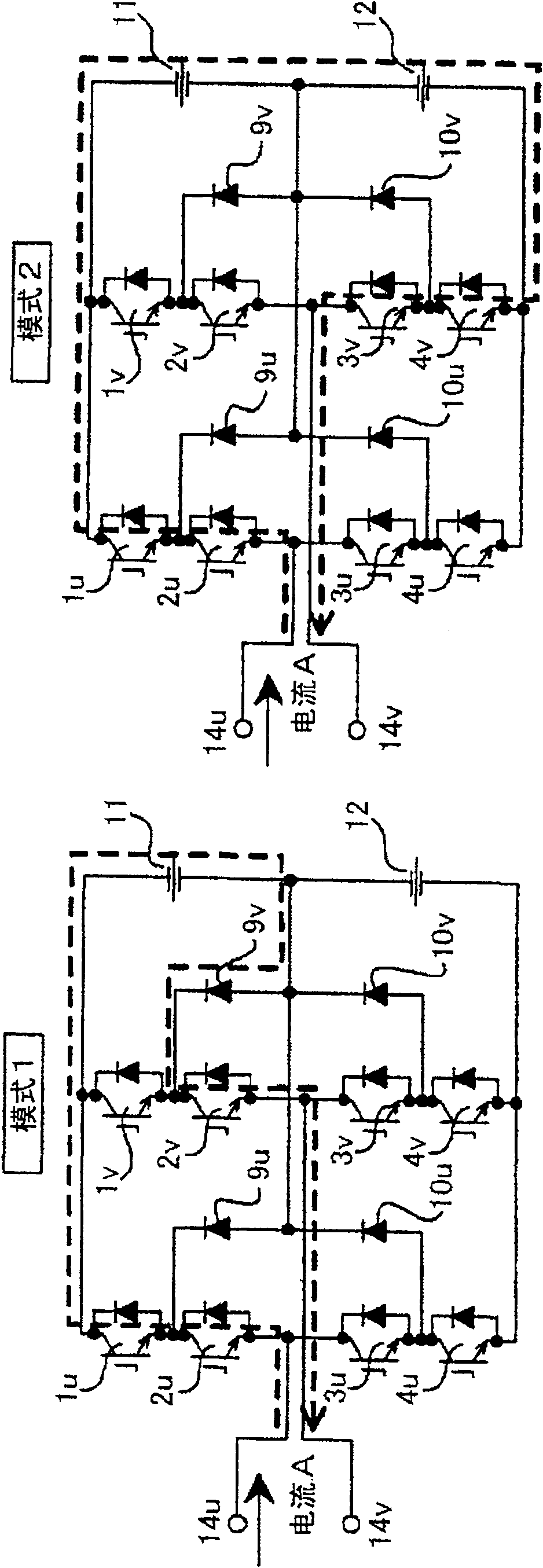 Three level power converter