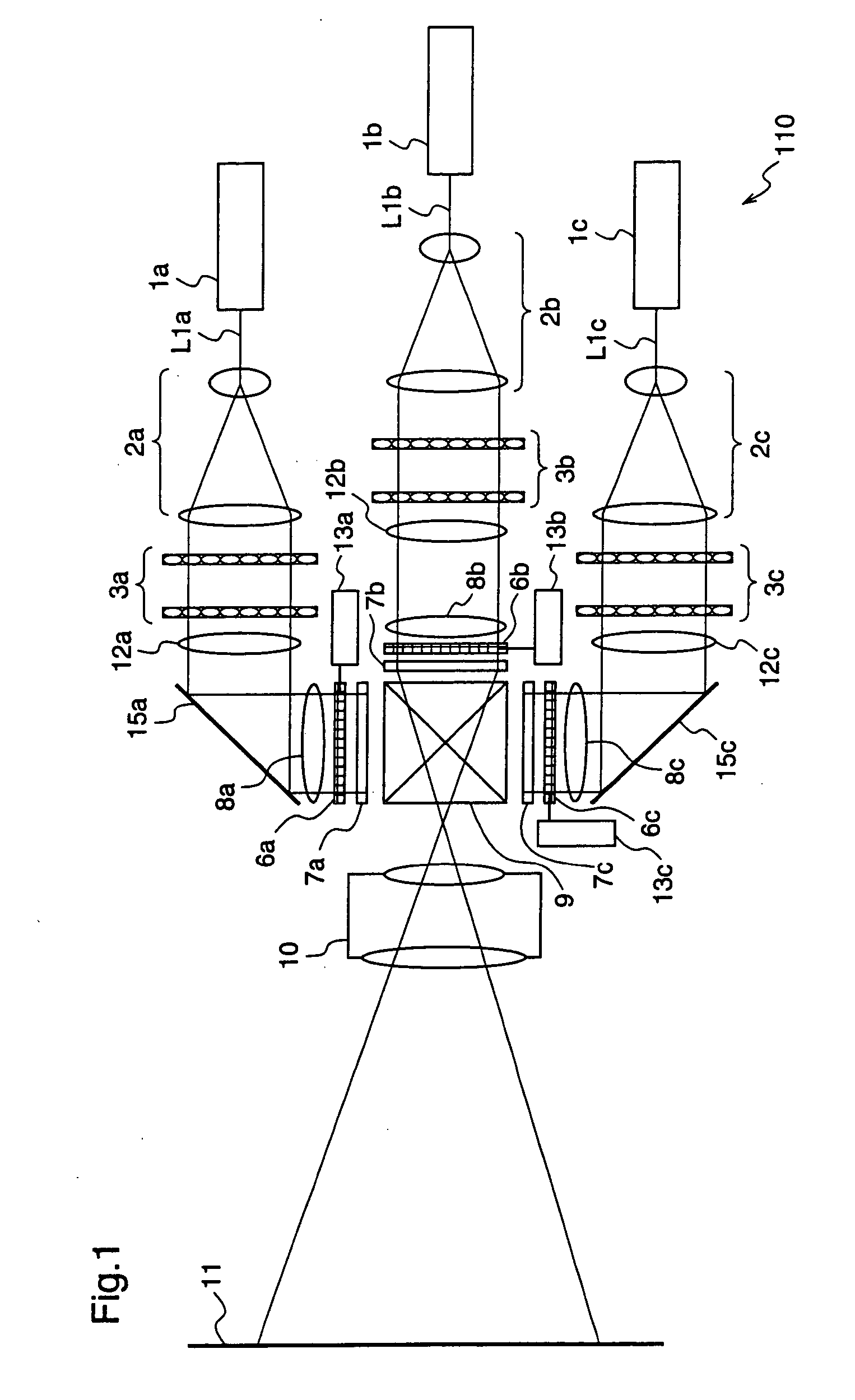 Two-dimensional image forming apparatus