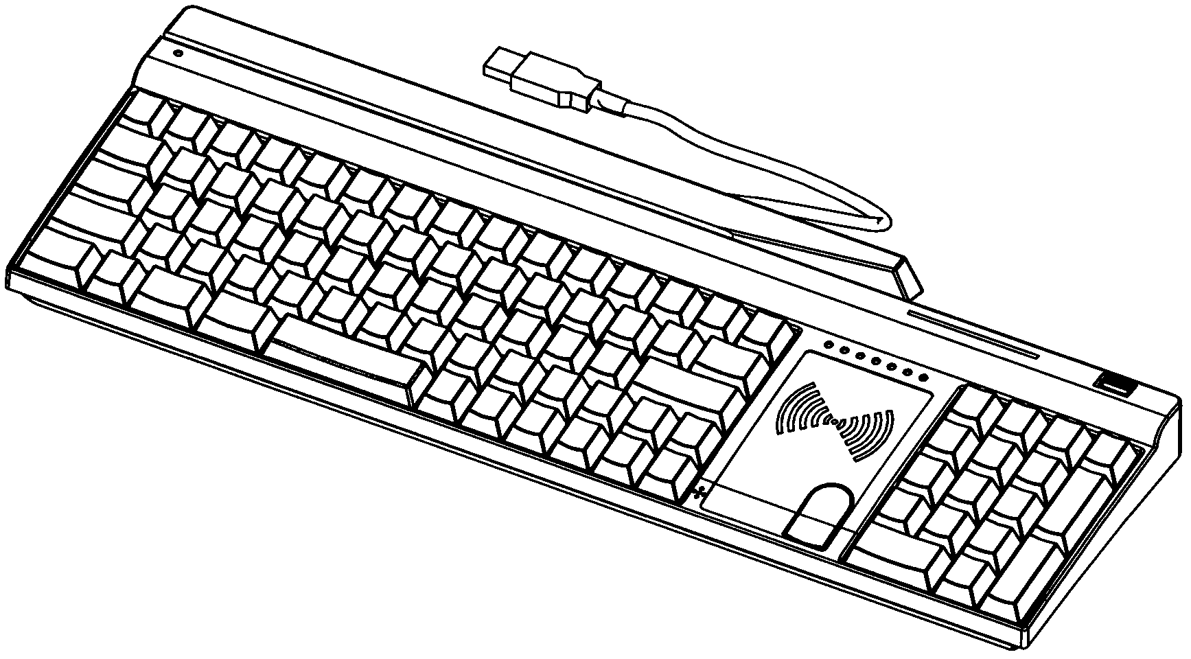 Modular combined keyboard