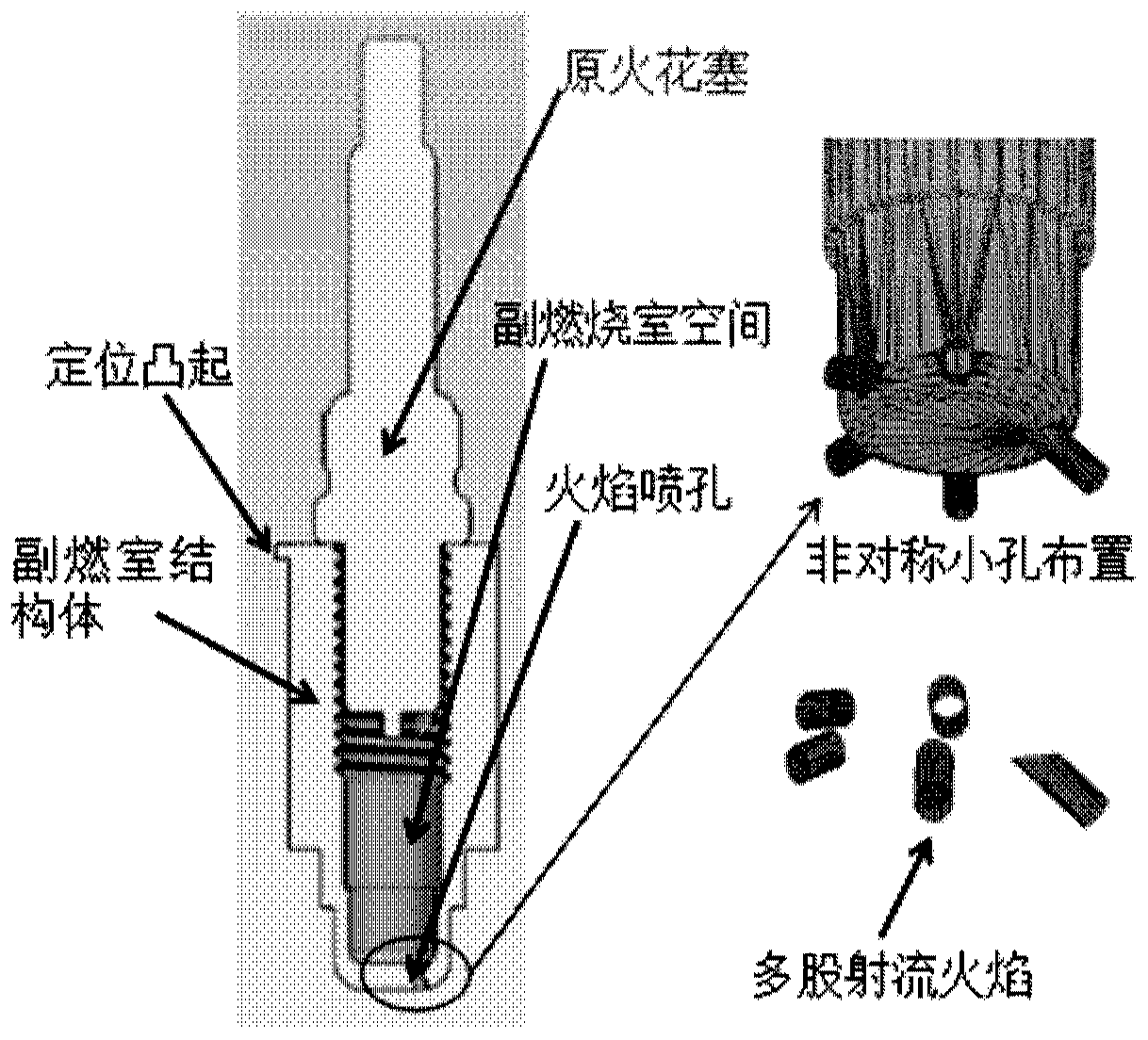 Engine rapid combustion device suitable for low-evaporation characteristic fuel
