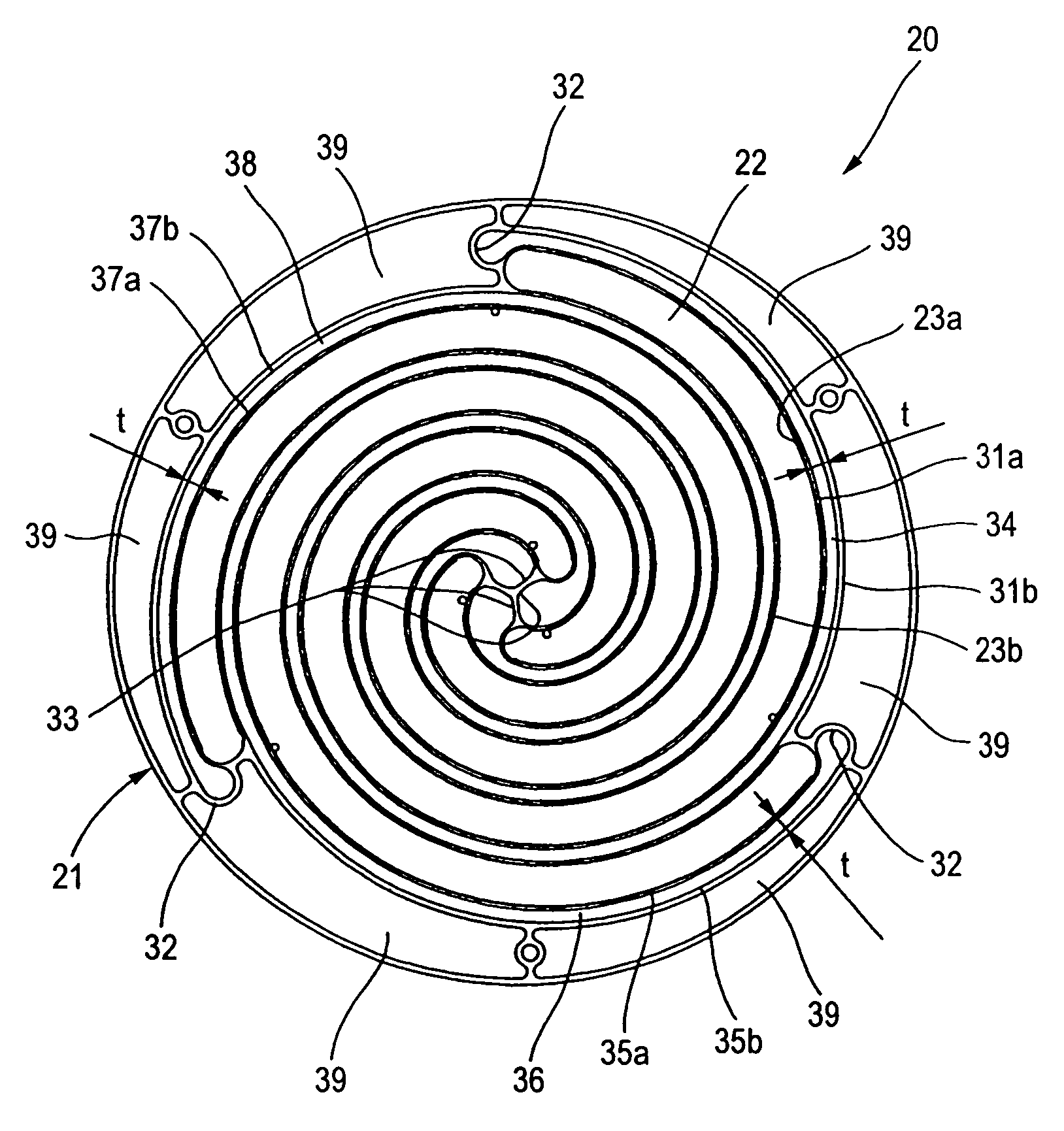 Heat storage apparatus with spiral electrically heated phase change material