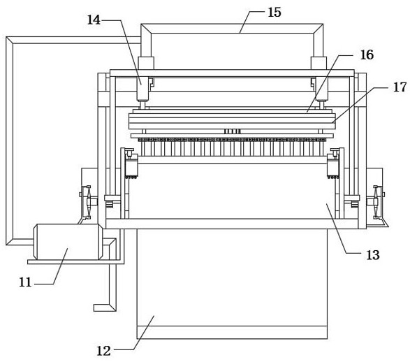 A hemming machine for the production of bedding sets