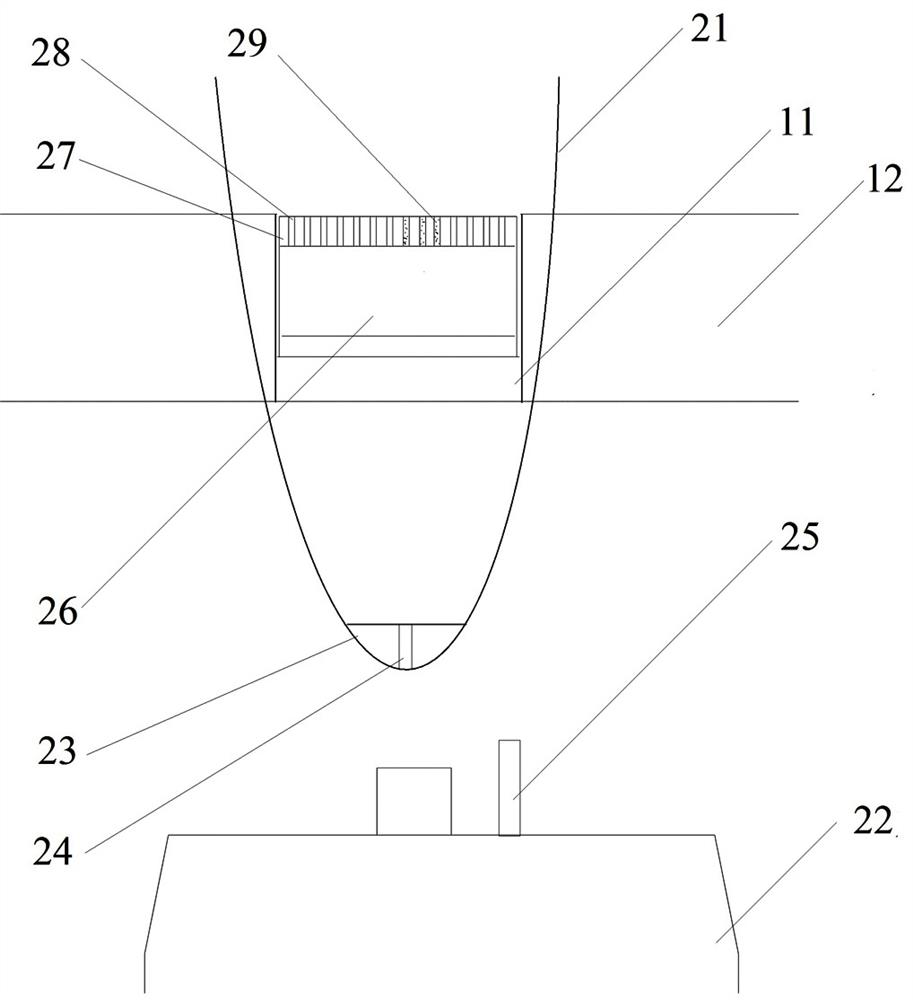 EUV radiation source generating device for photoetching machine